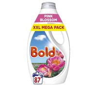 Bold Washing Liquid Laundry Detergent 87 Washes, 2.697l, First Day of Spring, Outdoor Freshness that Lasts and Lasts with Build in Stain Remover and Lenor Freshness