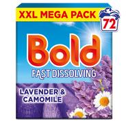 Bold Washing Powder Laundry Detergent 72 Washes, 3.6kg, Lavender & Camomile, Outdoor Freshness that Lasts and Lasts with Build in Stain Remover and