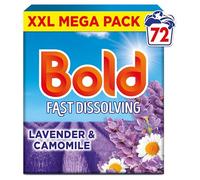 Bold Washing Powder Laundry Detergent 72 Washes, 3.6kg, Lavender & Camomile, Outdoor Freshness that Lasts and Lasts with Build in Stain Remover and Lenor Freshness