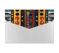 Bold Yellow Black Striped Expanding File Organizer, Multi-Pocket Accordion Folder, Document Storage and Office Supplies