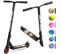 BOLDCUBE Beginner Stunt Scooter for Kids Ages 6-12, Freestyle Trick Scooter