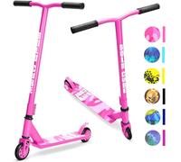 BOLDCUBE Beginner Stunt Scooter for Kids Ages 8-12, 6-12 Years - Lightweight Aluminium Deck, 360° Spin, 100mm ABEC 7 Wheels - Micro Crystallised Grip, Quad Bolt Clamp - 2.9kg Freestyle Kids Scooter