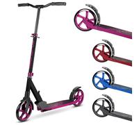 BOLDCUBE Big 2 Wheeler Magenta | Scooter for Kids & Teens Ages 7+ Years | Play & Commute | Front Suspension Fit with 200MM Wheels | Height Adjustable 86 to 111 cm