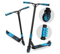 BOLDCUBE Deluxe Stunt Scooter for Kids Ages 8+, Beginner Trick Scooter, Silent Flex Brake, 4 Bolt Clamp, Nylon Core PU Wheels