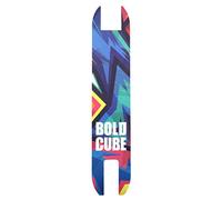 BOLDCUBE Grip Tape Stunt Scooter & 2 Wheel Scooter - Self Adhesive Bubble Free Water Resistant Sandpaper - Replacement Grip Fits Most 2 Wheel Scooters (Blue Lines)