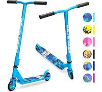 BOLDCUBE Stunt Scooter Cyan Blue for Kids Ages 6-12 8-12 Years | Freestyle Pro 360° | Aluminium Deck | ABEC 7 | Micro Crystalized Deck