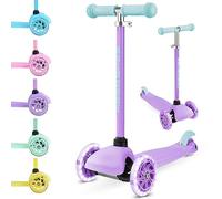 BOLDCUBE Teeny | 3 Wheel Scooter for Kids & Toddlers Ages 3-6 Years | Flashing Wheels | Height Adjustable 53 to 70 cm | My First Scooter