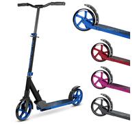 BOLDCUBE Big 2 Wheeler Deep Blue | Scooter for Kids & Teens Ages 7+ Years | Play & Commute | Front Suspension Fit with 200MM Wheels | Height Adjustable 86 to 111 cm