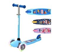 BOLDCUBE x Little Tikes Teeny 3 Wheel Scooter Age 2-6 Years Old Kick Scooter with LED Flashing Wheels - 3 Wheeler Birthday Gift Present for Boys Girls Age 3+