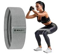 Boldfit Fabric Resistance Band -Loop Band for Exercise Hip Bands for Hip, Legs, Stretching, Toning Workout. Mini Loop Booty Bands for Glutes, Squats Exercise Usable in-Home & Gym, Grey