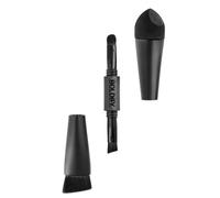 BOLDIFY Four Ended Hairline Powder Brush - Precision Hair Makeup Brush Set with Sponge Tip for Seamless Blending - Ideal as a Hair Concealer/Contour, Root Touch Up