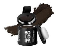 BOLDIFY Hairline Powder (LARGE, 10g) - Root Touch Up Hair Color for Gray Coverage - Bald Spot Concealing Hair Powder for Women and Men - 48-Hour Stain-Proof - Dark Brown