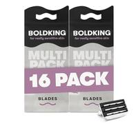 BOLDKING | THE REFILL BLADES VALUEPACK REALLY SENSITIVE SKIN 16 BLADES | REFILL BLADES FOR VERY SENSITIVE SKIN | 16 BLADES