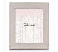 Boldon Framing Cornwall Range Vintage Antique Style Distressed Picture Frames For Wall Art & Picture Display, Antique Cream, 30x30cm