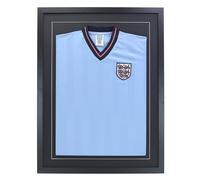 Boldon Framing - DIY Adult Standard Sports Shirt Display Frame for Football Shirt, Rugby Shirt, Band T-Shirt Black Frame, Black Mount, Black Backing card (Black Mount, Black Backing)
