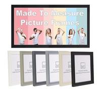 Boldon Framing - Made to Measure Picture Frame Casterbridge, Custom Made Black Frame (Cream, Perimeter 101-120cm)