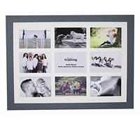 Boldon Framing REAL WOOD Square Multi Aperture Photo Picture Frame Instagram Wide Collage