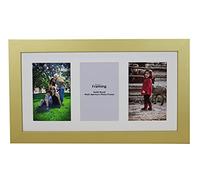 Boldon Framing REAL WOOD Square Multi Aperture Photo Picture Frame Instagram Wide Collage