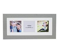 Boldon Framing REAL WOOD Square Multi Aperture Photo Picture Frame Instagram Wide Collage