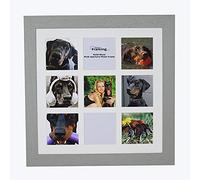 Boldon Framing REAL WOOD Square Multi Aperture Photo Picture Frame Instagram Wide Collage