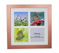 Boldon Framing REAL WOOD Square Multi Aperture Photo Picture Frame Instagram Wide Collage