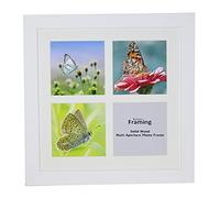 Boldon Framing REAL WOOD Square Multi Aperture Photo Picture Frame Instagram Wide Collage
