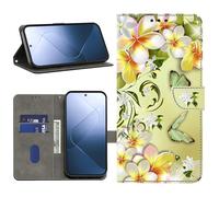 BOLELAW Case for Samsung Galaxy A17 / Galaxy A26 - PU Leather Flip Wallet Case with Magnetic Closure, Kickstand & Card Slots, Flower & Butterfly