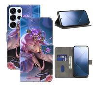 BOLELAW Case for Samsung Galaxy S25 Ultra with Magnetic Closure, Stand Function & Card Slots PU Leather Flip Wallet Phone Case for Samsung S25 Ultra, Sleeping Beauty