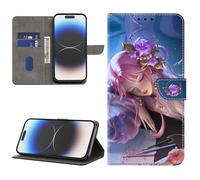 BOLELAW Case for Samsung Galaxy S25 with Magnetic Closure, Stand Function & Card Slots PU Leather Flip Wallet Case for Samsung S25, Sleeping Beauty