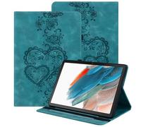 BOLELAW Honor Pad X9 11.5 inch Case 2023, PU Leather Heart Embossed Folio Cover with Built-in Stand, Pen Holder & Card Slot, Green