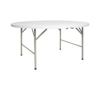 Bolero 5ft Round Folding Table White - CC506
