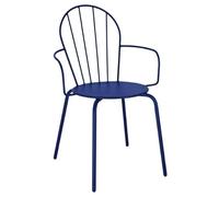 Bolero Adeline Arm Chair Dark Navy, Set 4