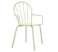 Bolero Adeline Arm Chair Light Green, Set 4