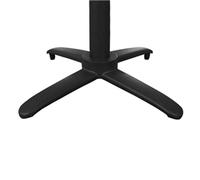 Bolero Aluminium Flip Top Table Base Black