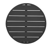 Bolero Black Aluminum Table Top Round - 580mm