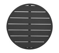 Bolero Aluminium Round Table Top Black 580mm - Indoor and Outdoor use for Garden, Pubs, Restaurants FX039