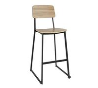 Bolero Beaufort Wooden Interior High Stools (Pack 2)