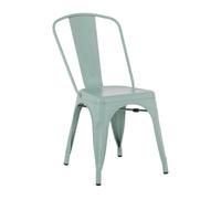 Bolero Bistro Metal Stacking Chairs HW295 (Pack of 4), Olive Green