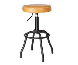 Bolero Brooklyn PU High Bar Stool - Caramel