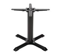 Bolero Cast Iron Coffee Height Table Base GH445 480mm High, Black