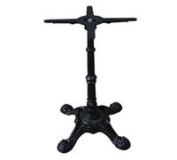 Bolero Cast Iron Ornate Table Leg Base - Adjustable Feet - 720(H)x420(W)mm