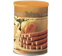 Bolero Chocolate TIN Wafer Sticks Cappuccino, 400g