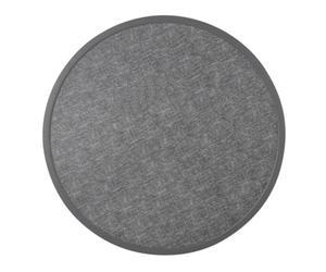 Bolero Commercial Fibre Glass Round Table Top, Brushed Black, 580mm | DL489 code included for simple reordering, offering weather-resistant construction for professional outdoor dining areas.