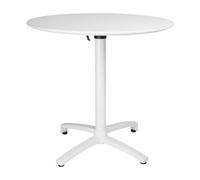 Bolero Commercial Round Folding Polypropylene Table 800mm FT620, White