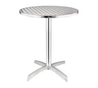 Bolero Flip Top Table Made of Stainless Steel and Aluminium - 720X600mm