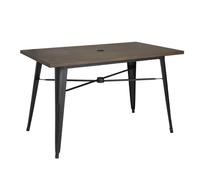 Bolero Complete Outdoor Table Dark Wood - 120x76x75cm
