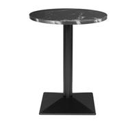 Bolero Complete Table Round Black Stone Effect, 600 mm
