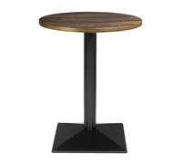 Bolero Complete Table Round Dark Wood Effect, 600 mm