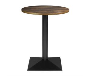 Bolero Complete Table Round Dark Wood Effect, 600 mm