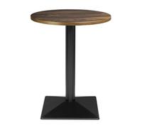 Bolero Table Complete Round Dark Wood Effect 600 mm